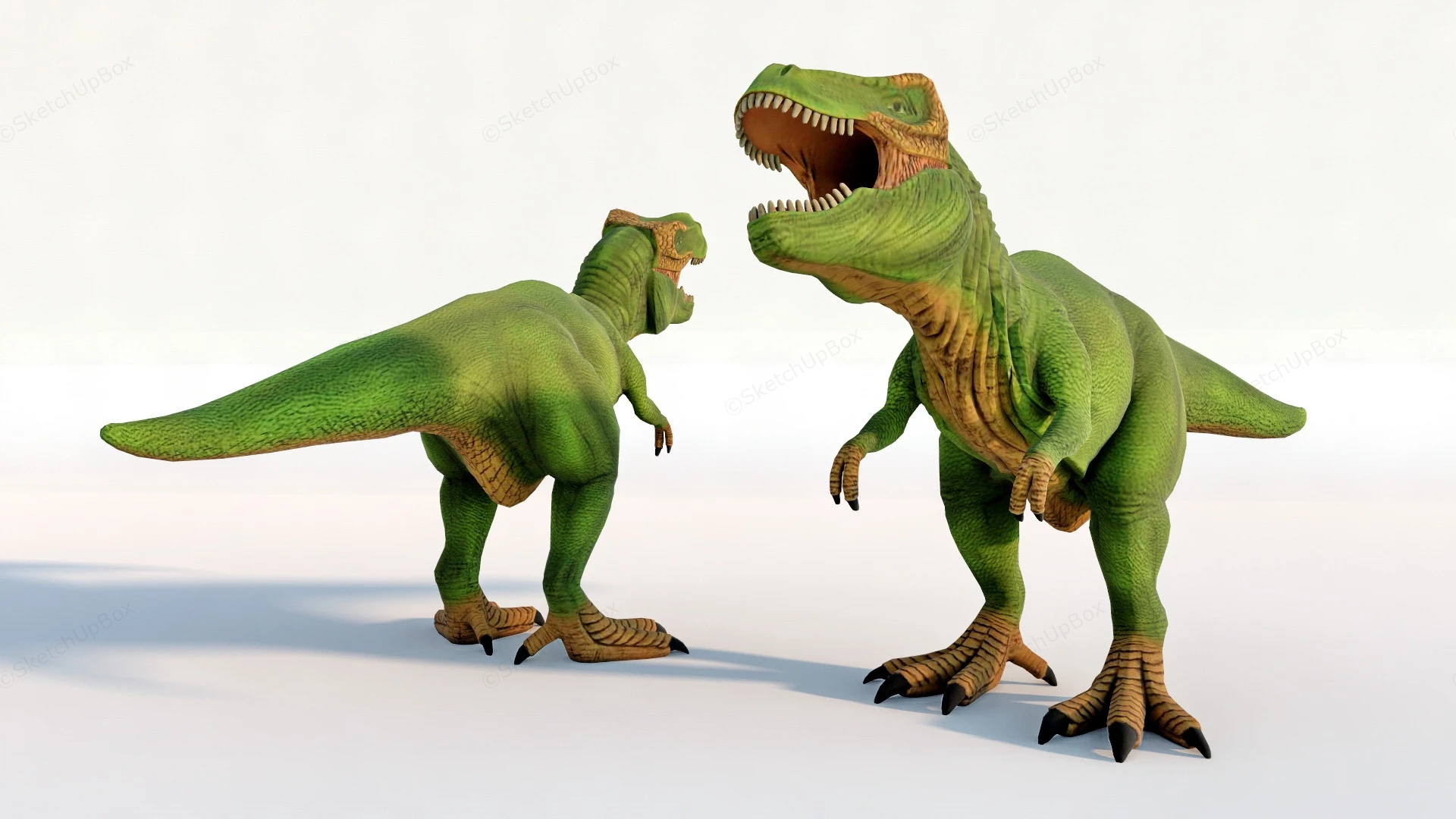 Tyrannosaurus Rex sketchup model preview - SketchupBox