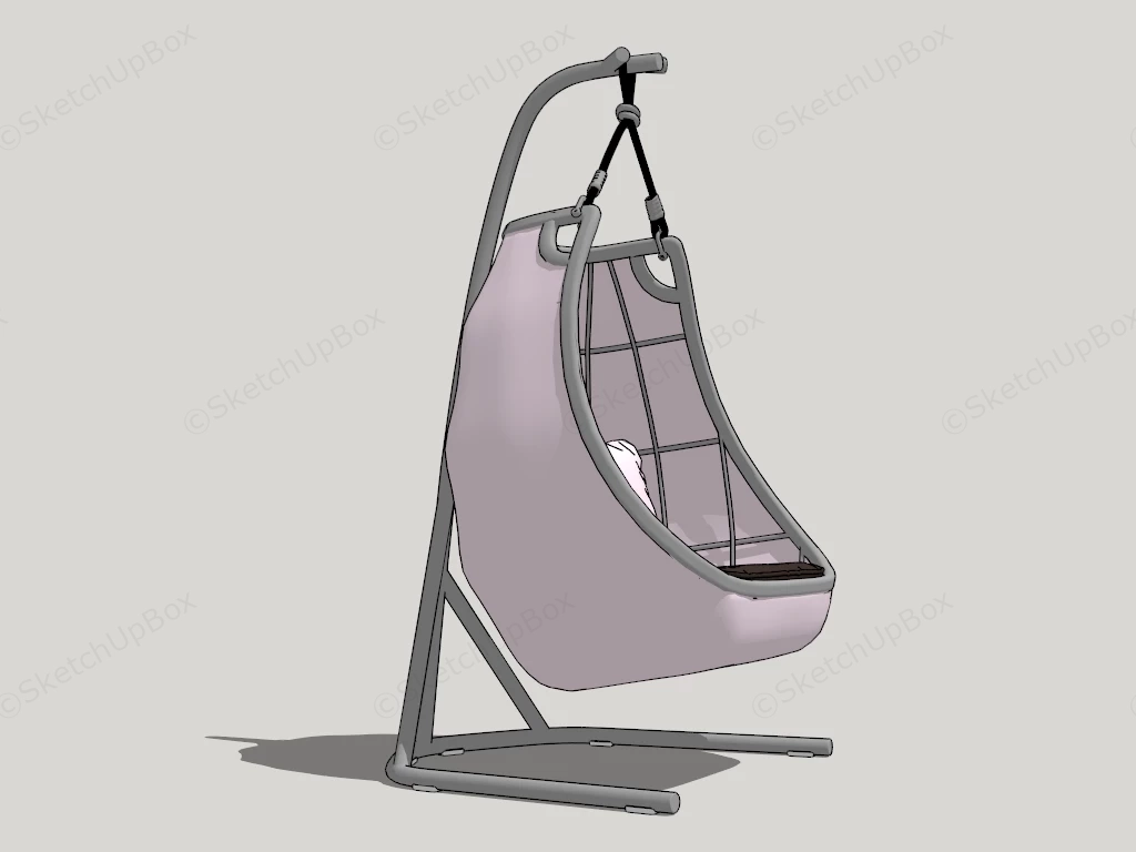 Free Standing Hanging Chair sketchup model preview - SketchupBox