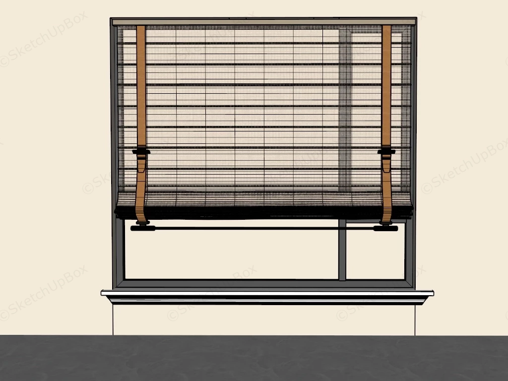 Roman Blinds Design sketchup model preview - SketchupBox