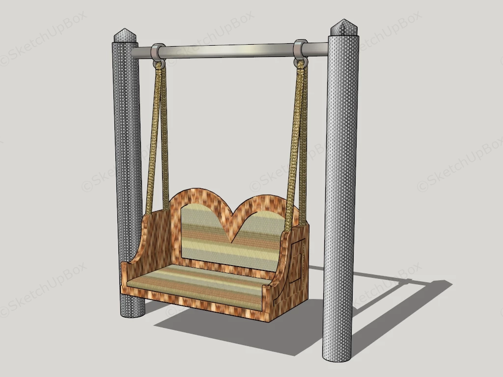 Outdoor Swing Seat sketchup model preview - SketchupBox