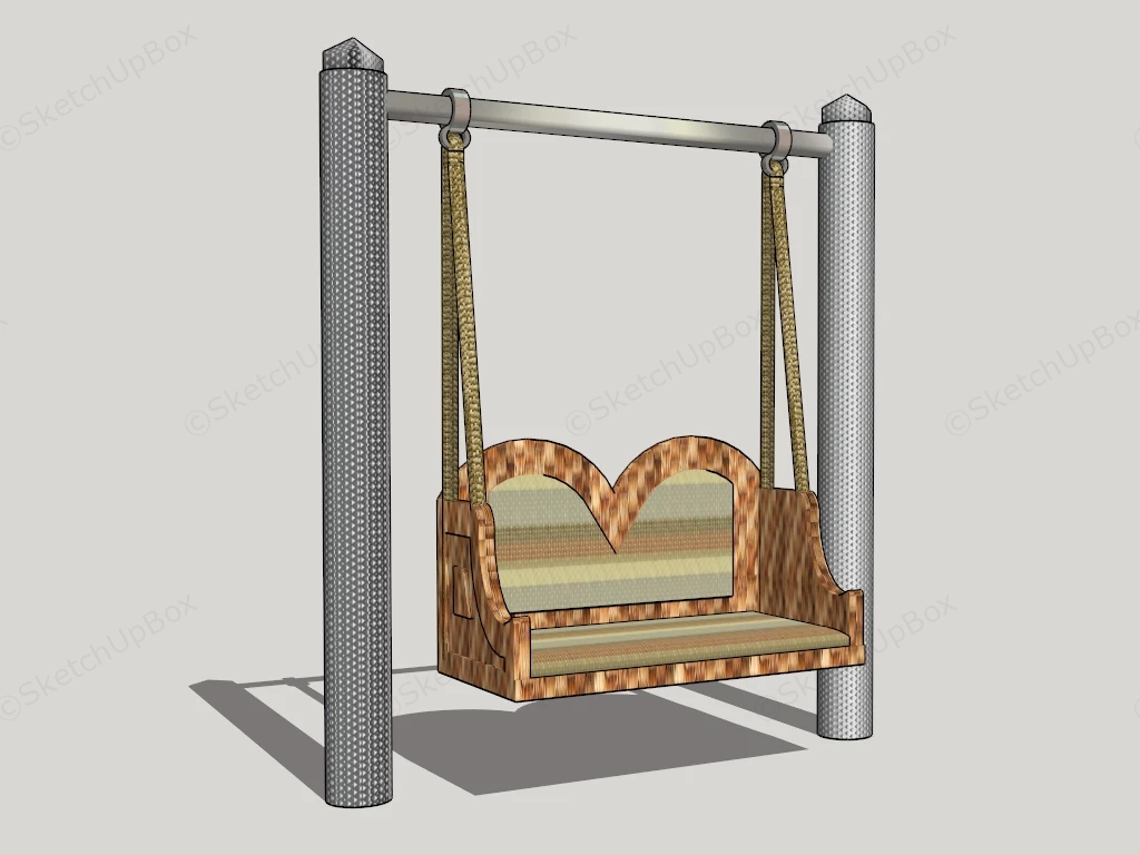 Outdoor Swing Seat sketchup model preview - SketchupBox
