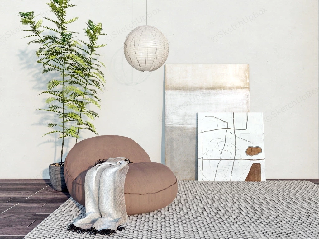Beanbag Reading Nook Idea sketchup model preview - SketchupBox