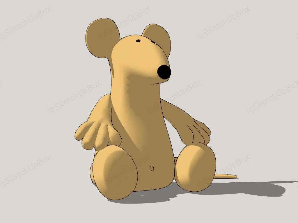 Cute Mouse Toy sketchup model preview - SketchupBox