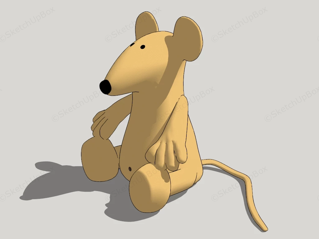 Cute Mouse Toy sketchup model preview - SketchupBox