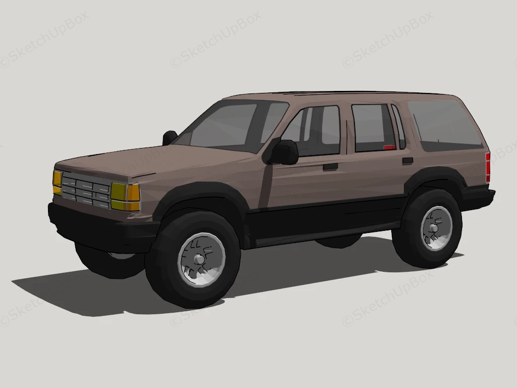 Chevrolet K5 Blazer sketchup model preview - SketchupBox