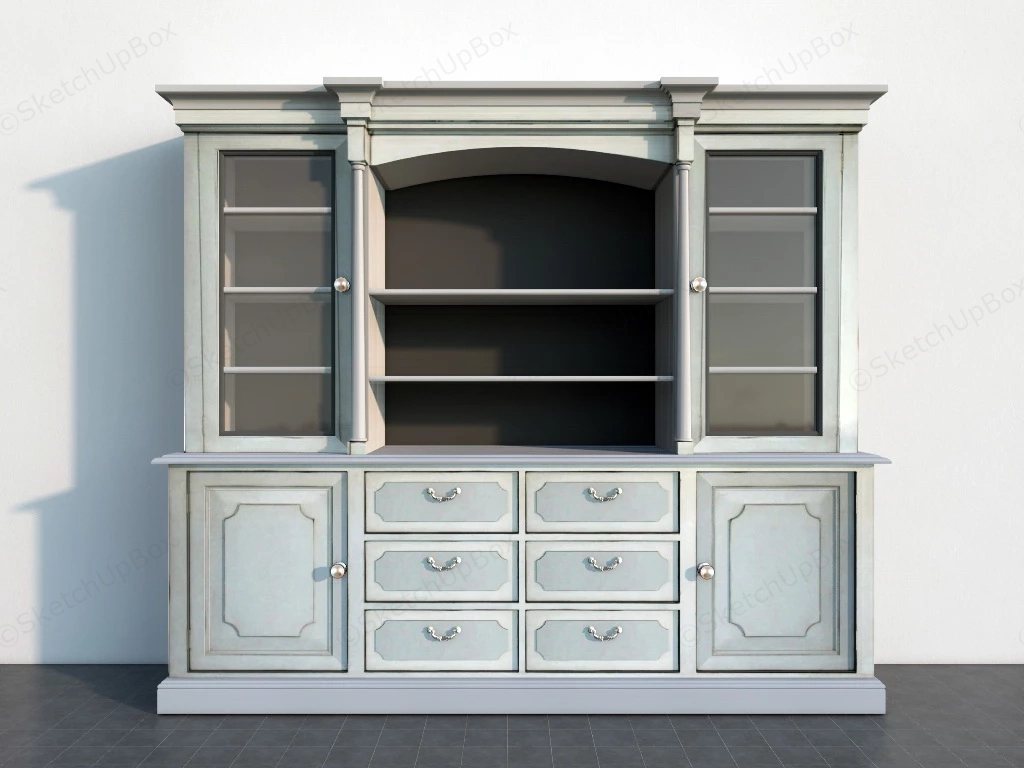 Large Living Room Storage Cupboard sketchup model preview - SketchupBox