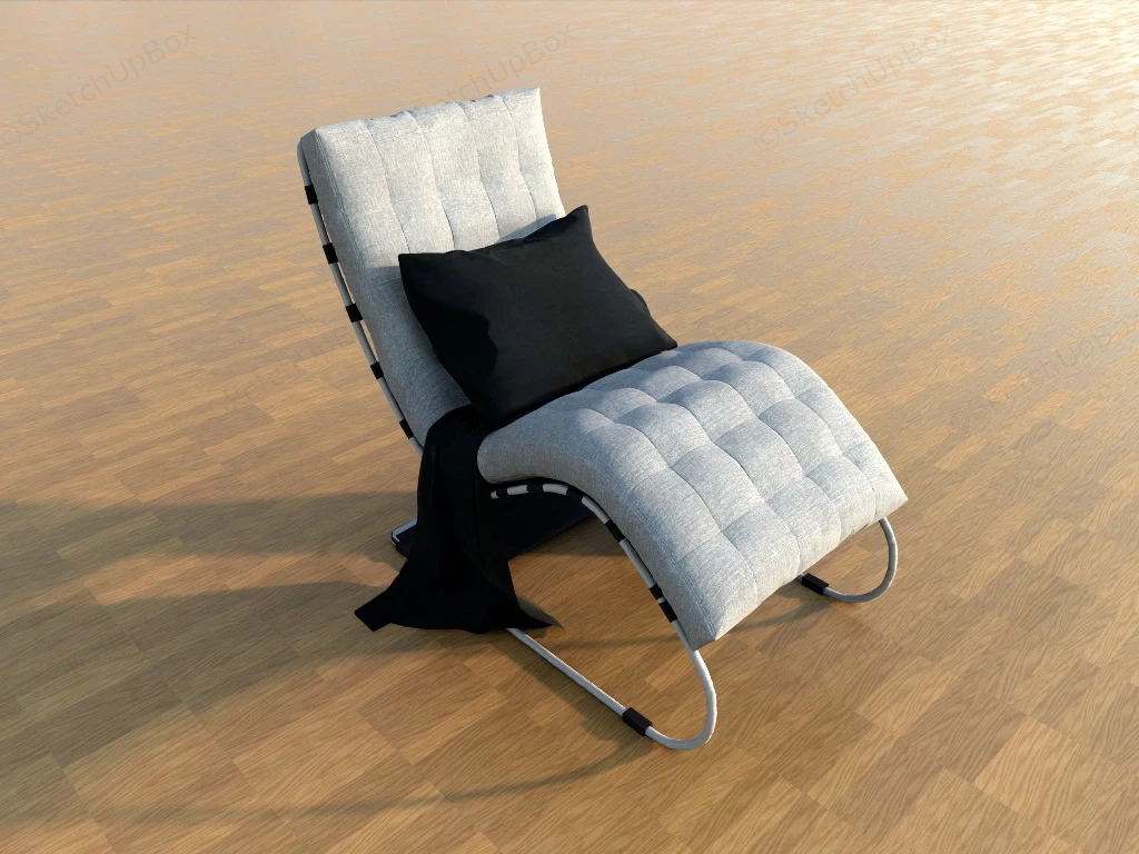 Modern Reclining Chair sketchup model preview - SketchupBox