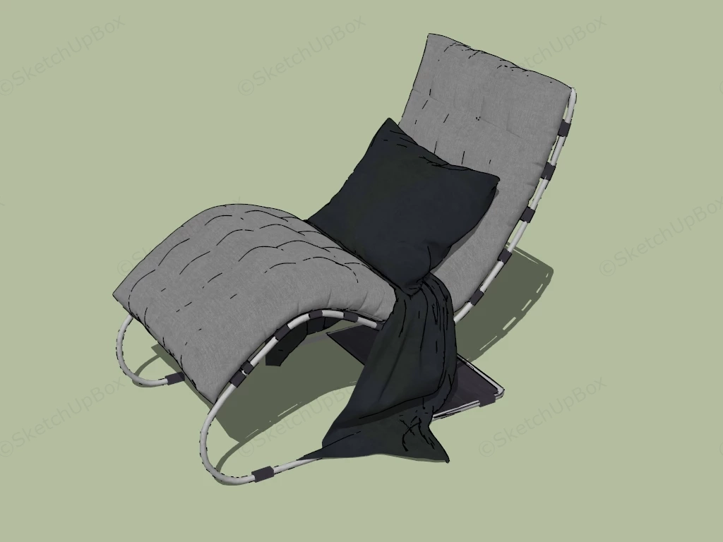 Modern Reclining Chair sketchup model preview - SketchupBox