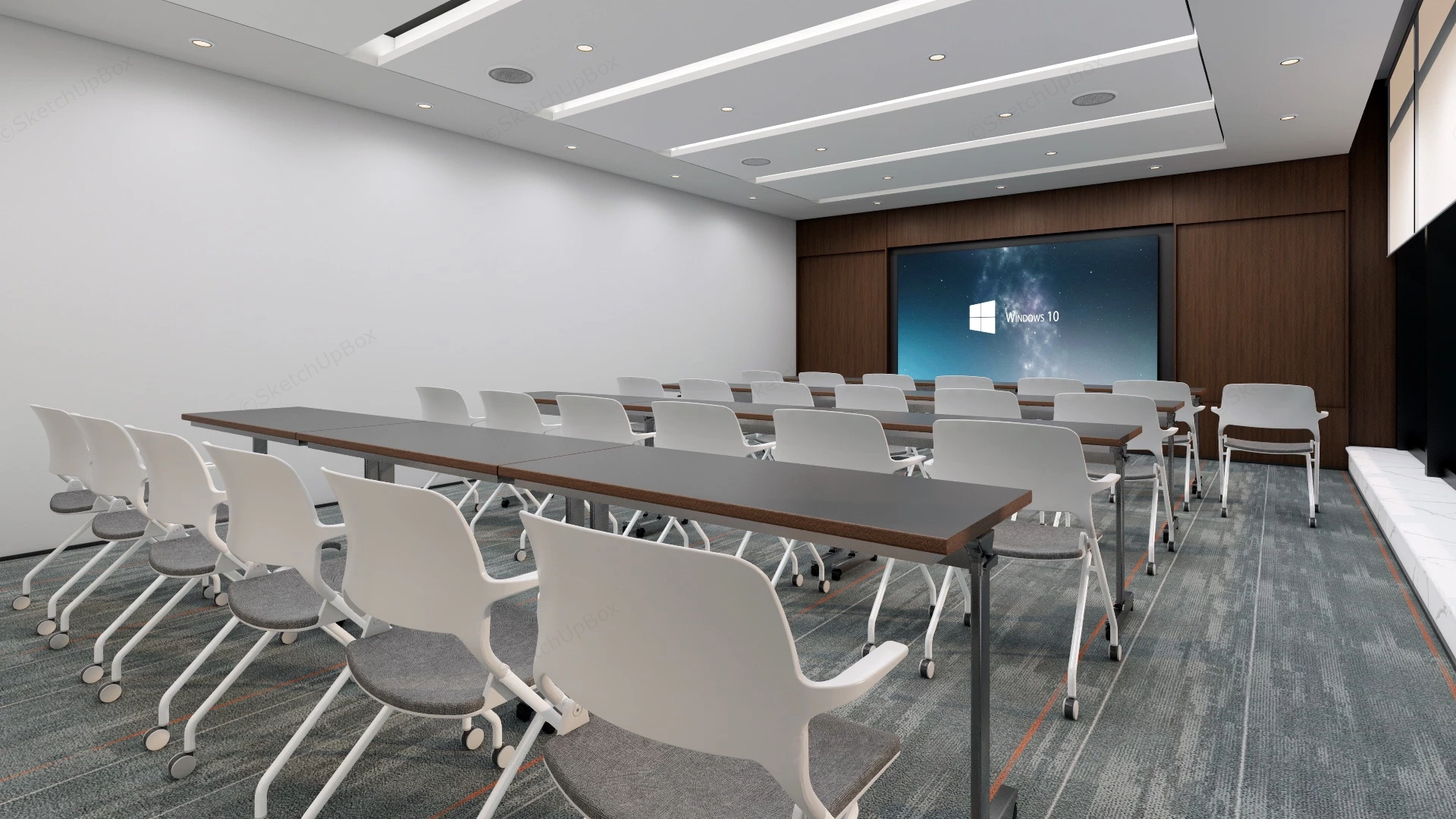 Conference & Training Room Design sketchup model preview - SketchupBox