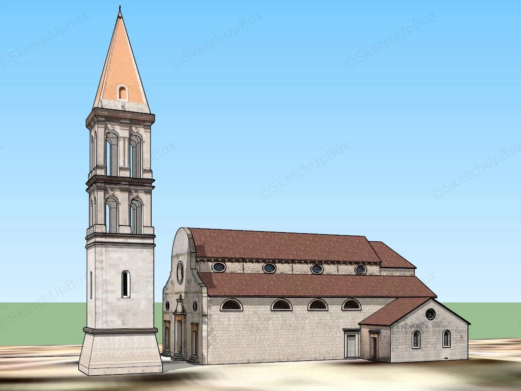 St. Stephen Cathedral sketchup model preview - SketchupBox
