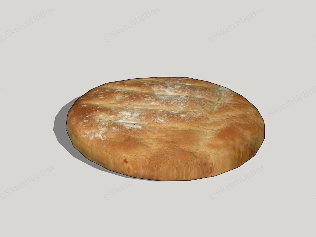 Chinese Flatbread sketchup model preview - SketchupBox