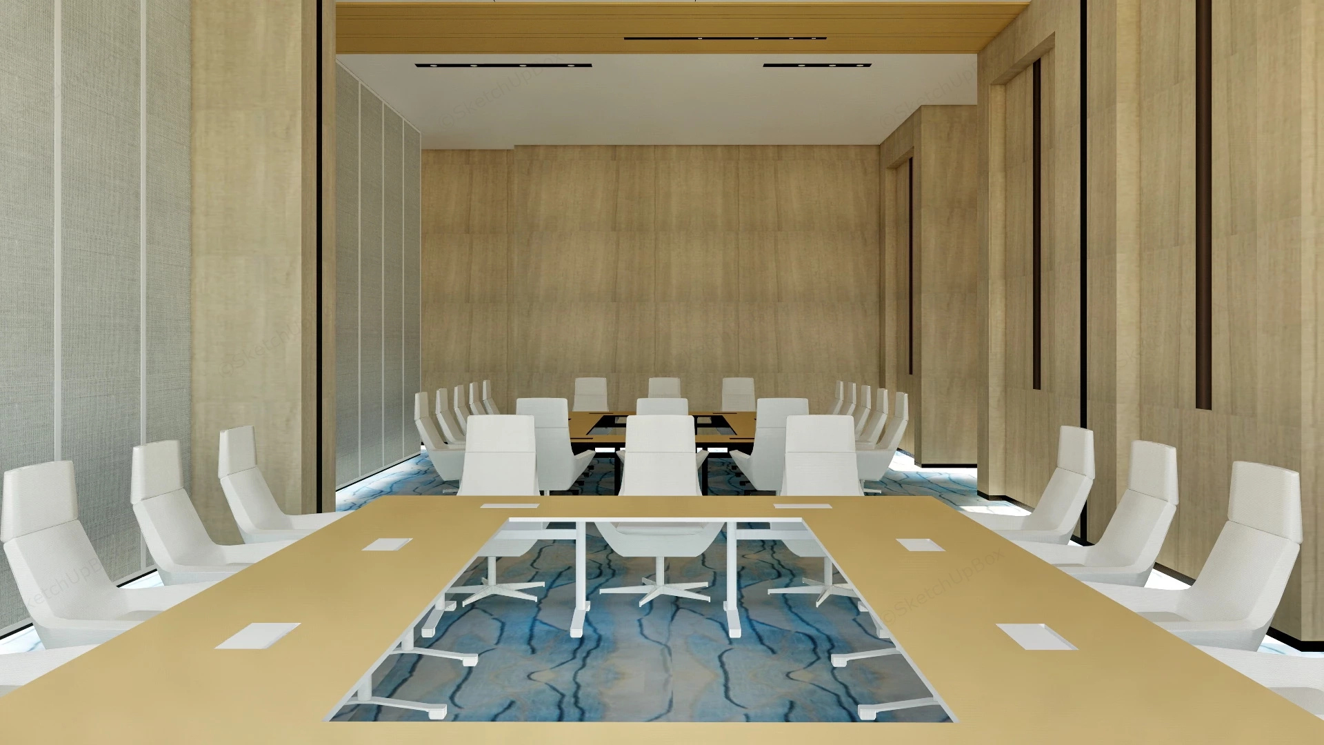 Conference And Meeting Room sketchup model preview - SketchupBox