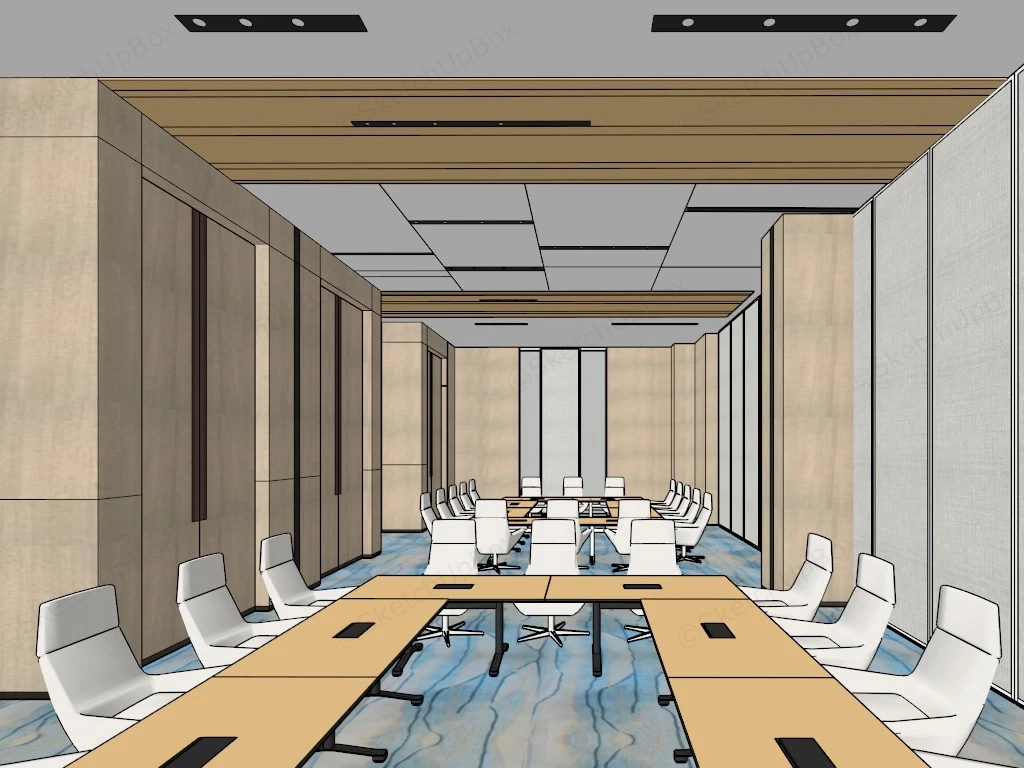 Conference And Meeting Room sketchup model preview - SketchupBox