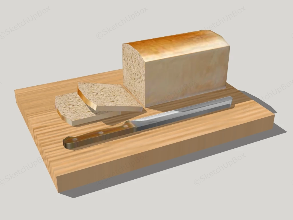Anadama Bread sketchup model preview - SketchupBox
