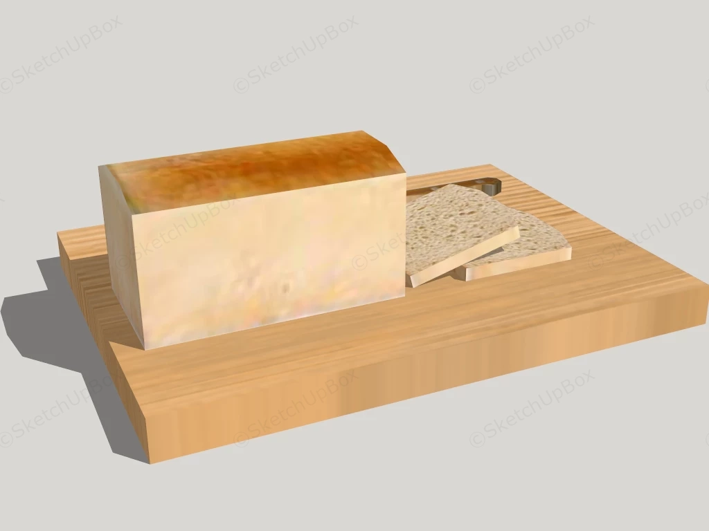 Anadama Bread sketchup model preview - SketchupBox