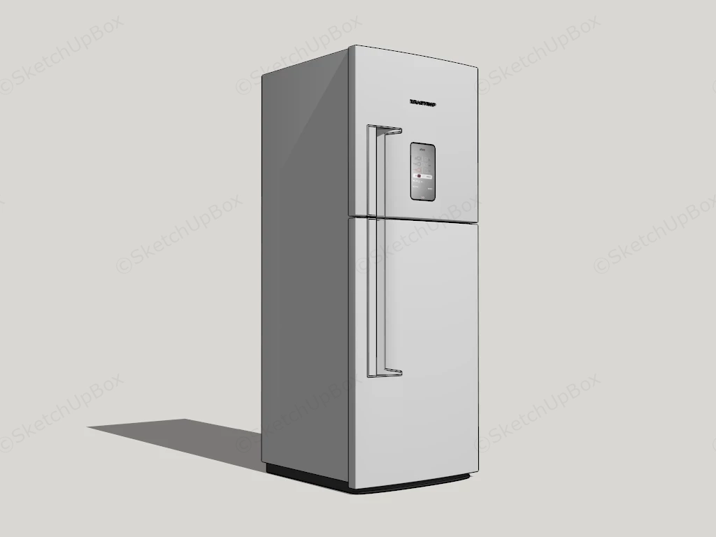 2 Door Fridge sketchup model preview - SketchupBox