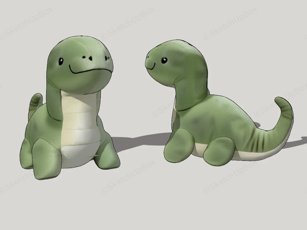 Cute Dinosaur Toy sketchup model preview - SketchupBox
