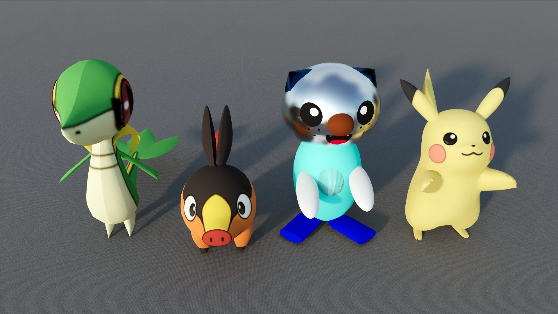 Stuffed Animal Toys sketchup model preview - SketchupBox