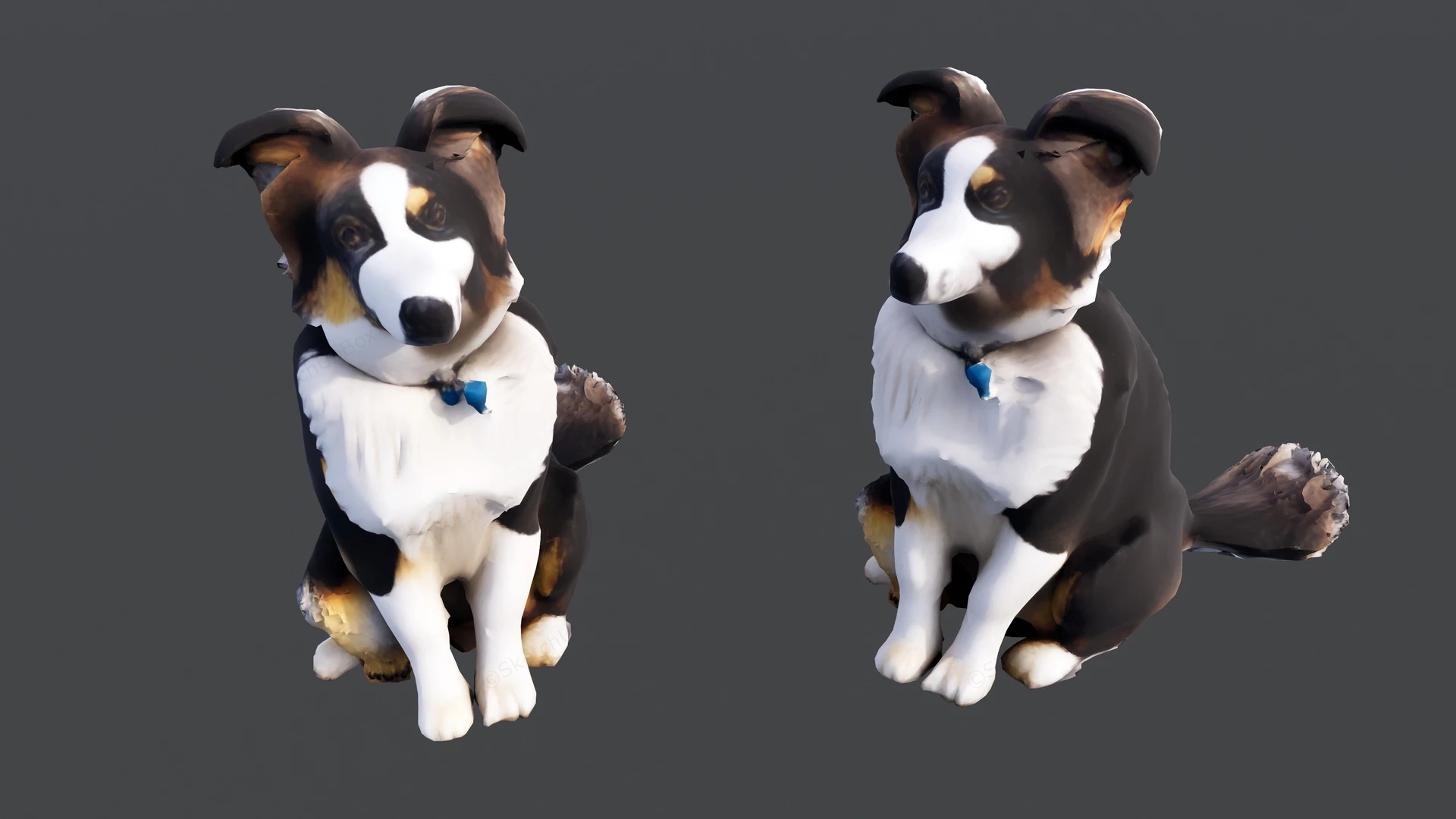 Husky Dog sketchup model preview - SketchupBox