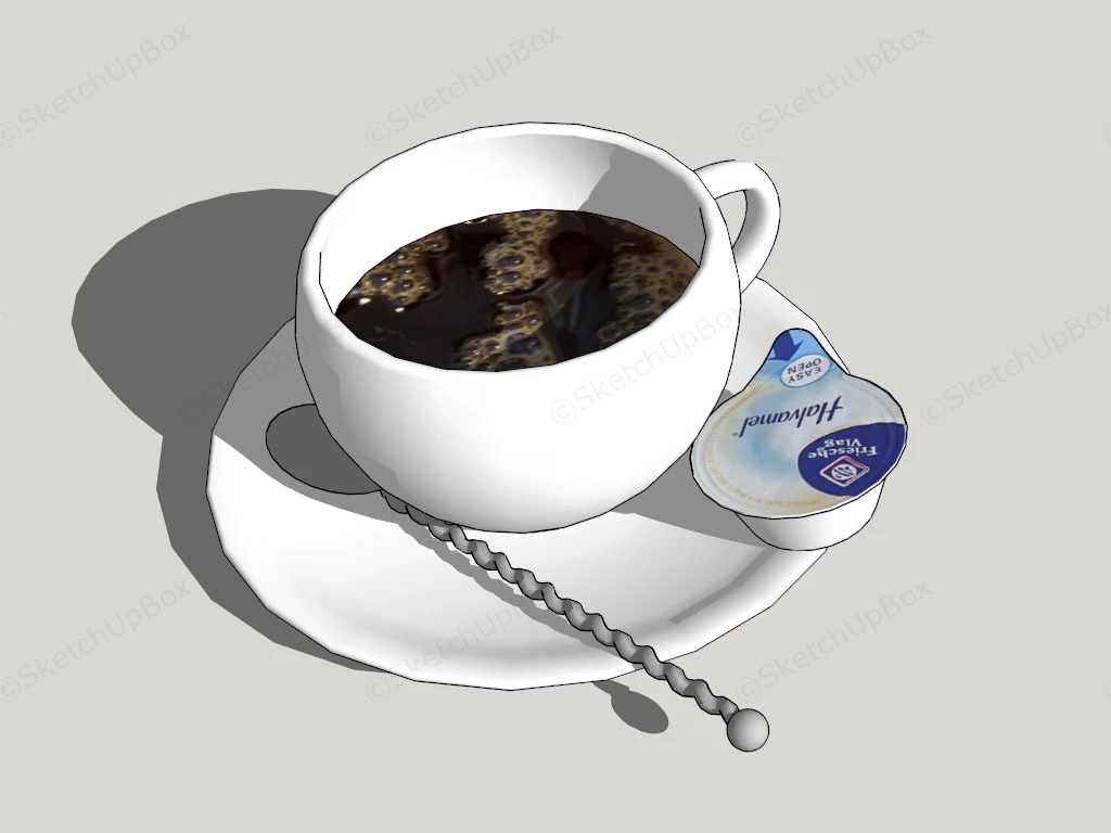 Cup Of Coffee sketchup model preview - SketchupBox
