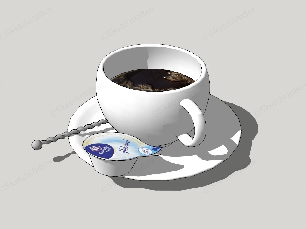 Cup Of Coffee sketchup model preview - SketchupBox