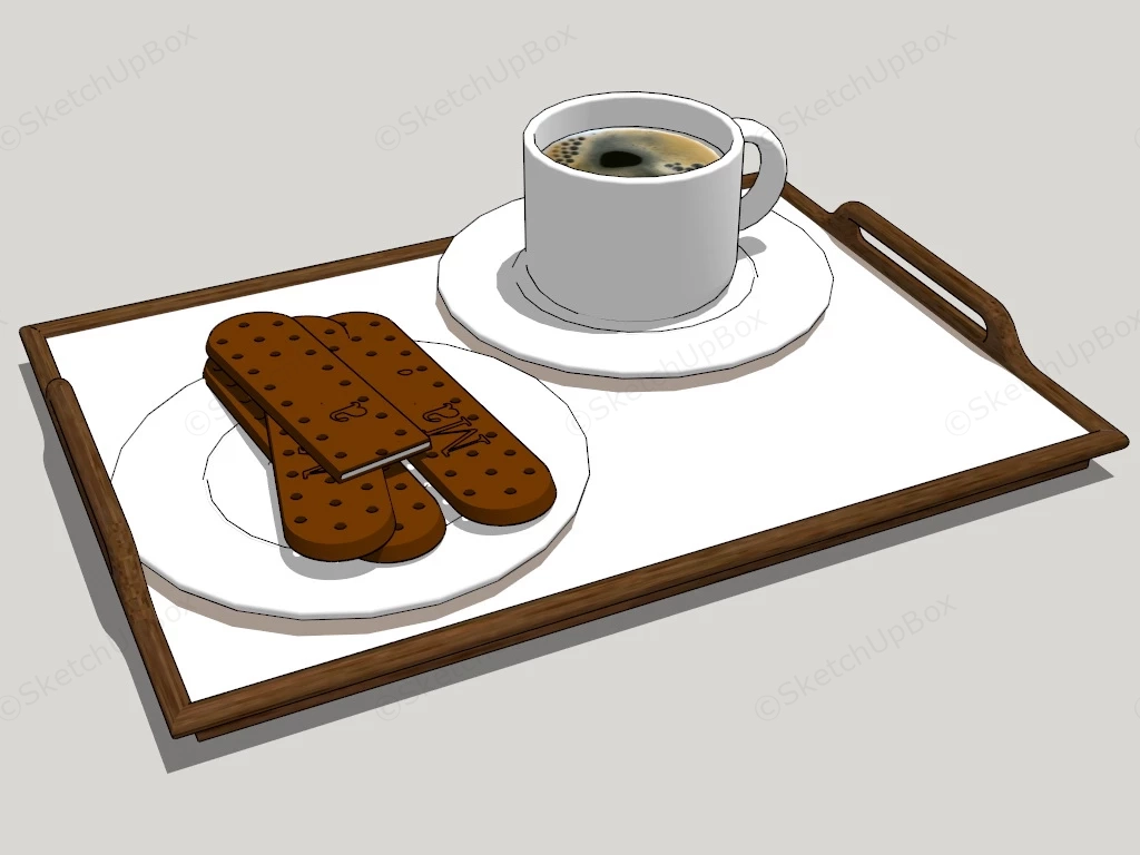 Biscuits And Coffee sketchup model preview - SketchupBox
