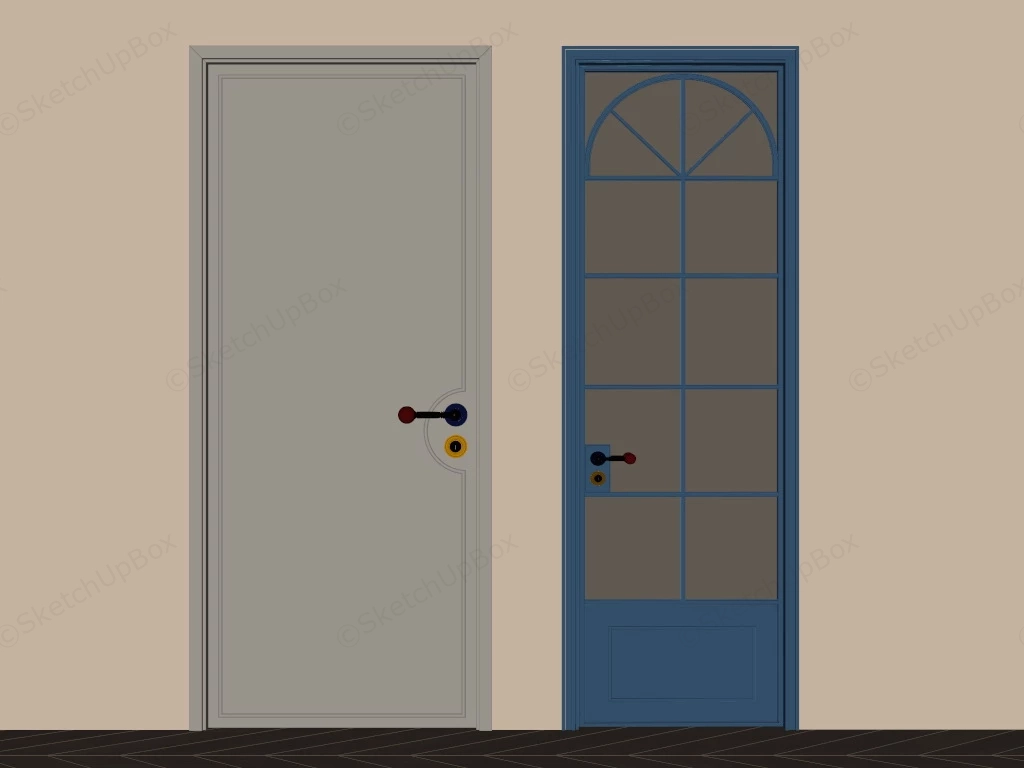 Interior Home Doors sketchup model preview - SketchupBox