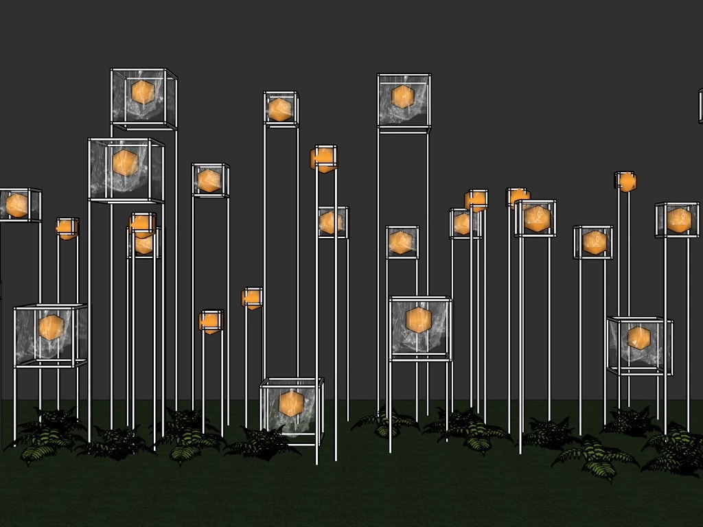 Outdoor Light Installation sketchup model preview - SketchupBox