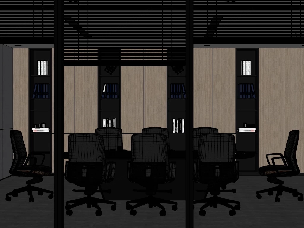 Executive Conference Room sketchup model preview - SketchupBox