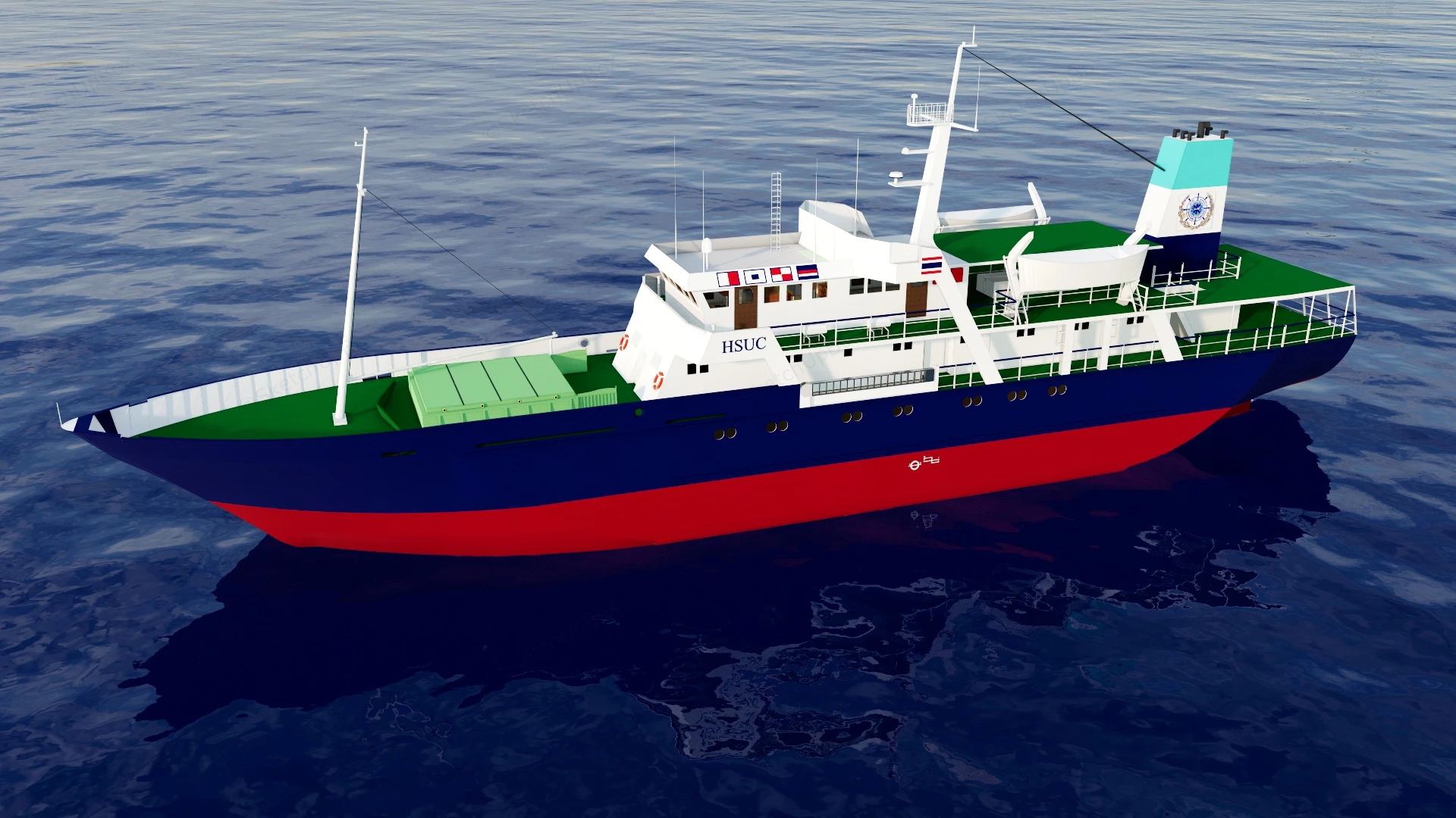 Coast Guard Boat sketchup model preview - SketchupBox