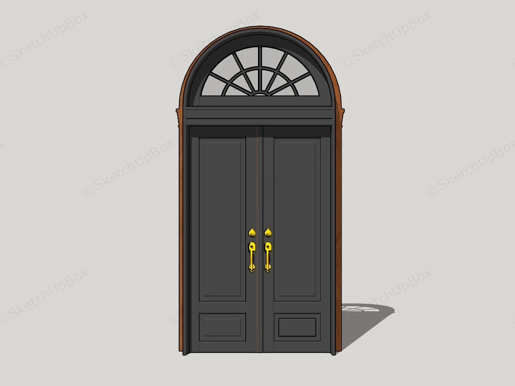 Front Entry Doors sketchup model preview - SketchupBox
