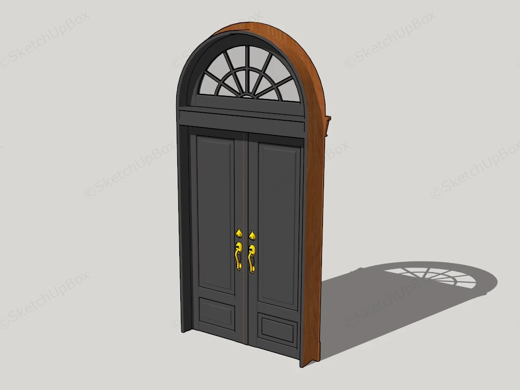 Front Entry Doors sketchup model preview - SketchupBox