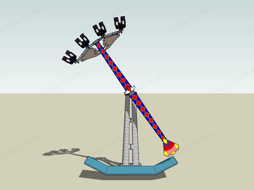 Booster Ride sketchup model preview - SketchupBox