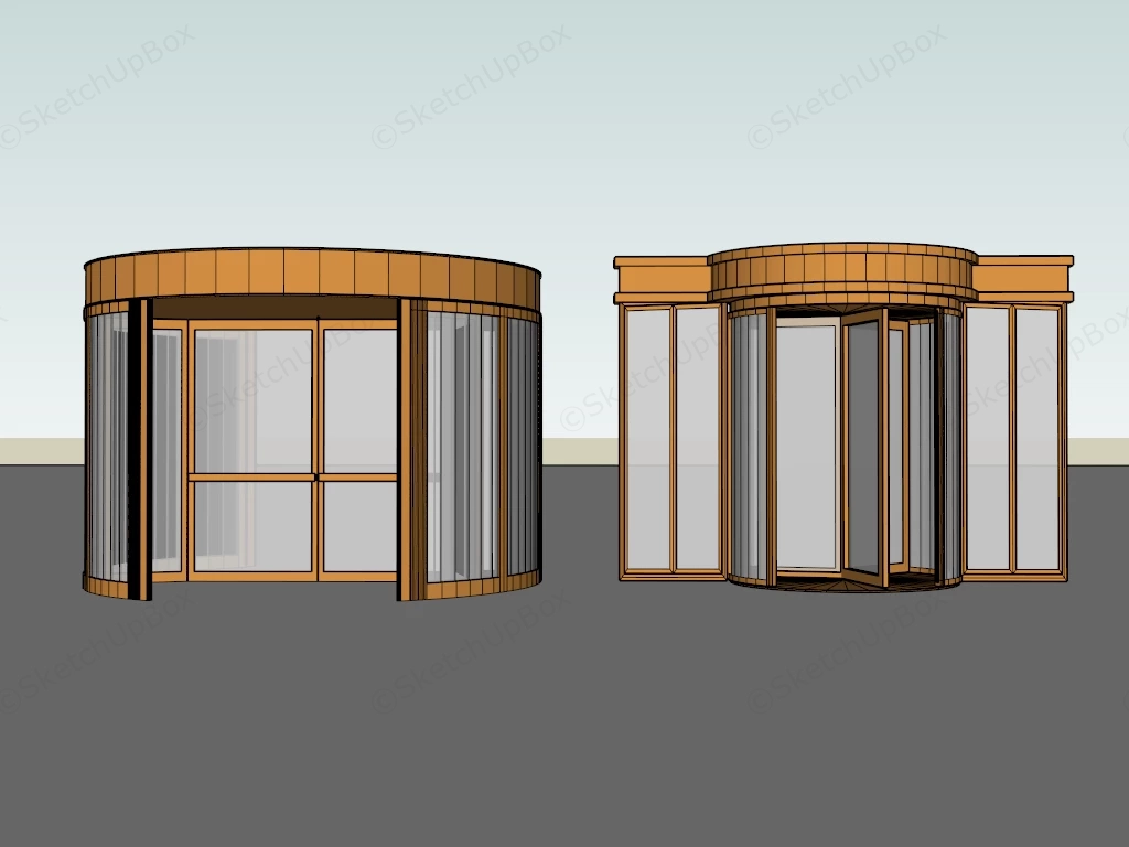Revolving Doors sketchup model preview - SketchupBox