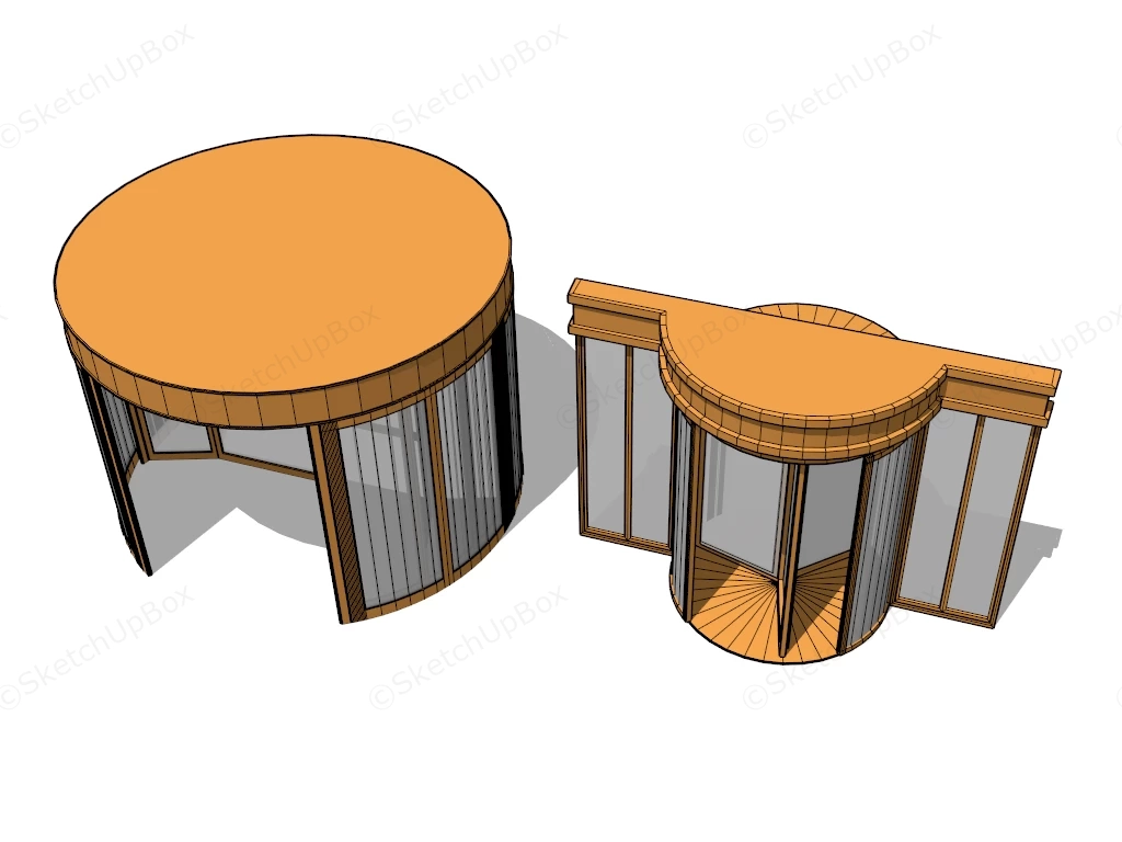 Revolving Doors sketchup model preview - SketchupBox