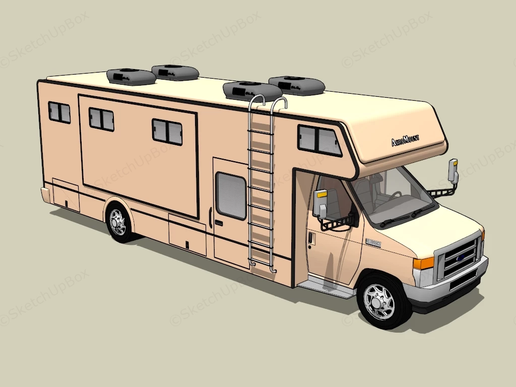 Ford E 350 Motorhome sketchup model preview - SketchupBox