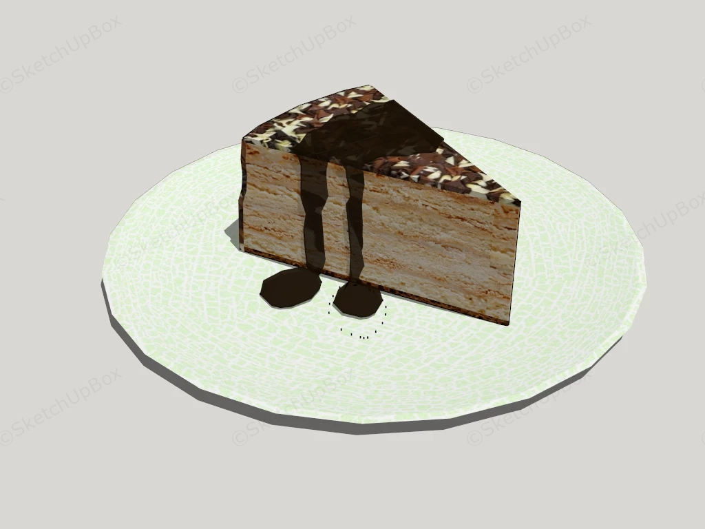 Dessert Cake sketchup model preview - SketchupBox