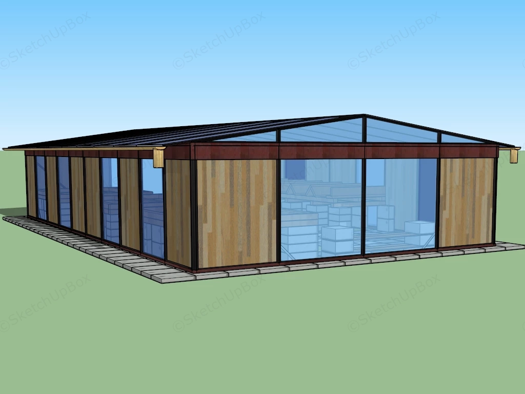 Cannabis Grow Room sketchup model preview - SketchupBox