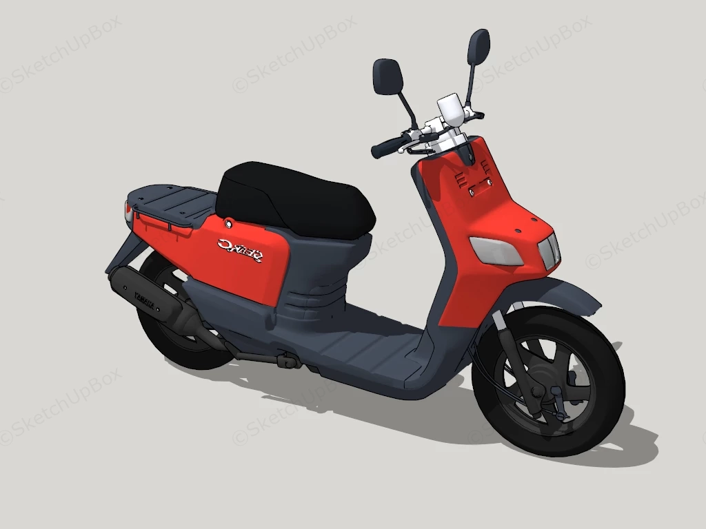 Yamaha Gear Moped sketchup model preview - SketchupBox