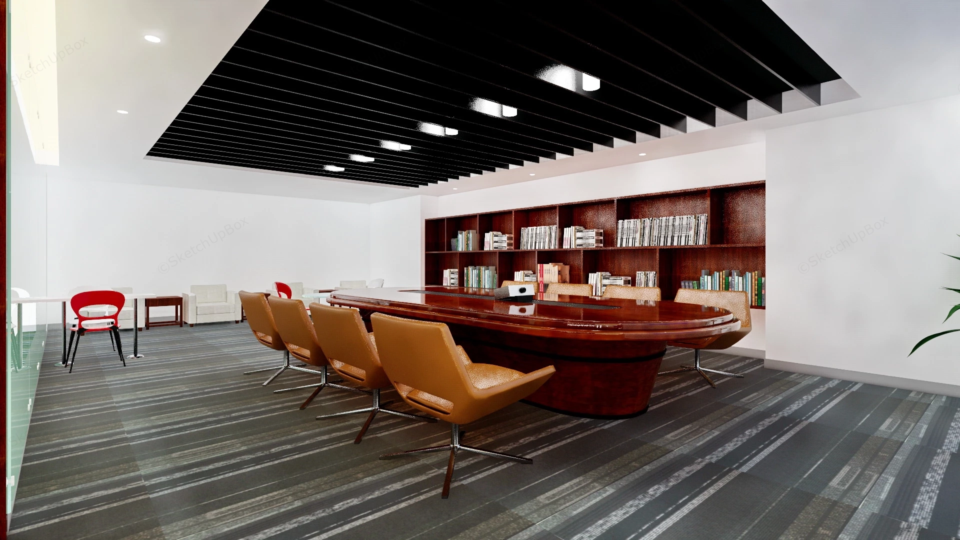 Meeting Room Interior Design sketchup model preview - SketchupBox