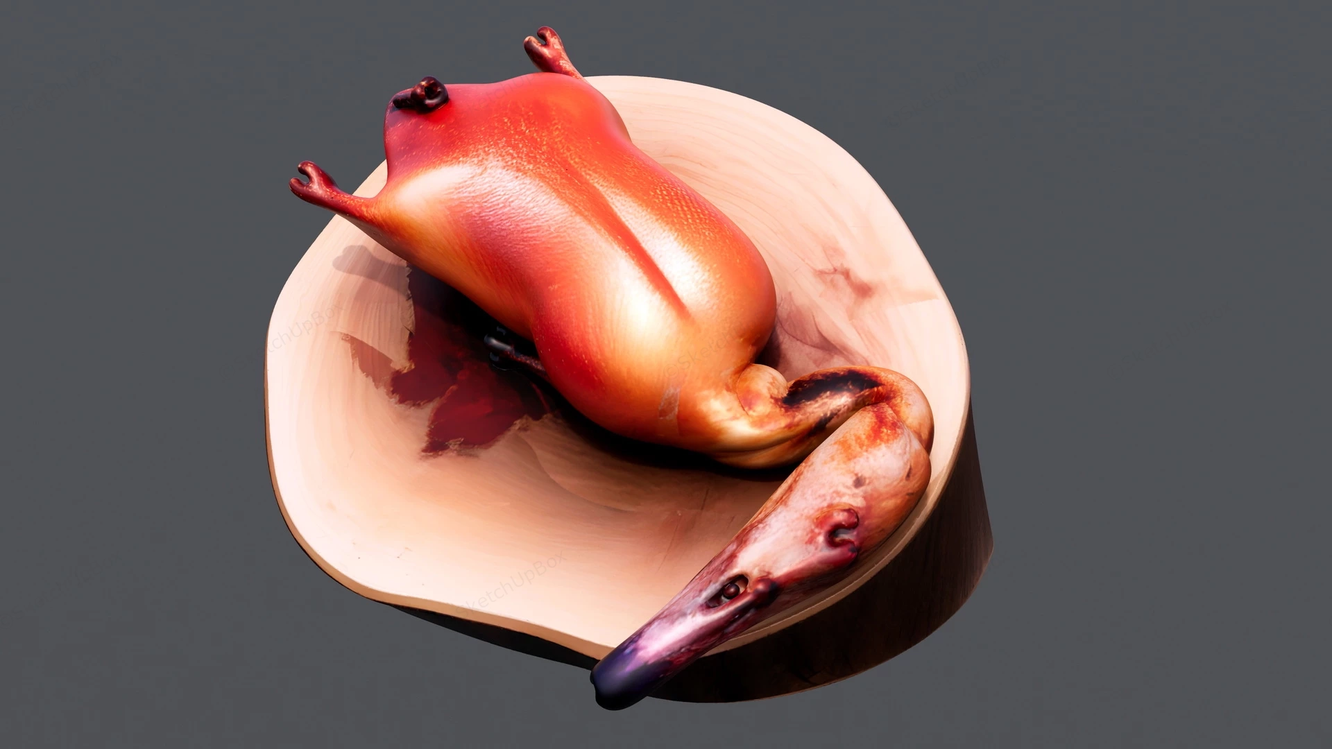 Peking Roast Duck sketchup model preview - SketchupBox