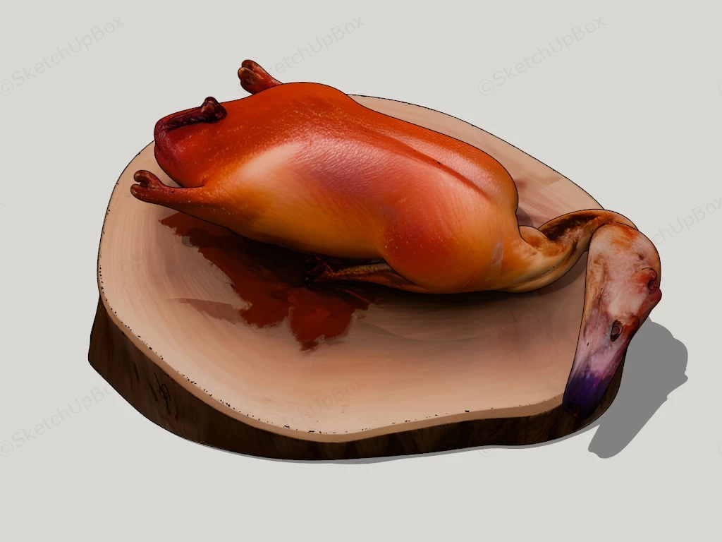 Peking Roast Duck sketchup model preview - SketchupBox