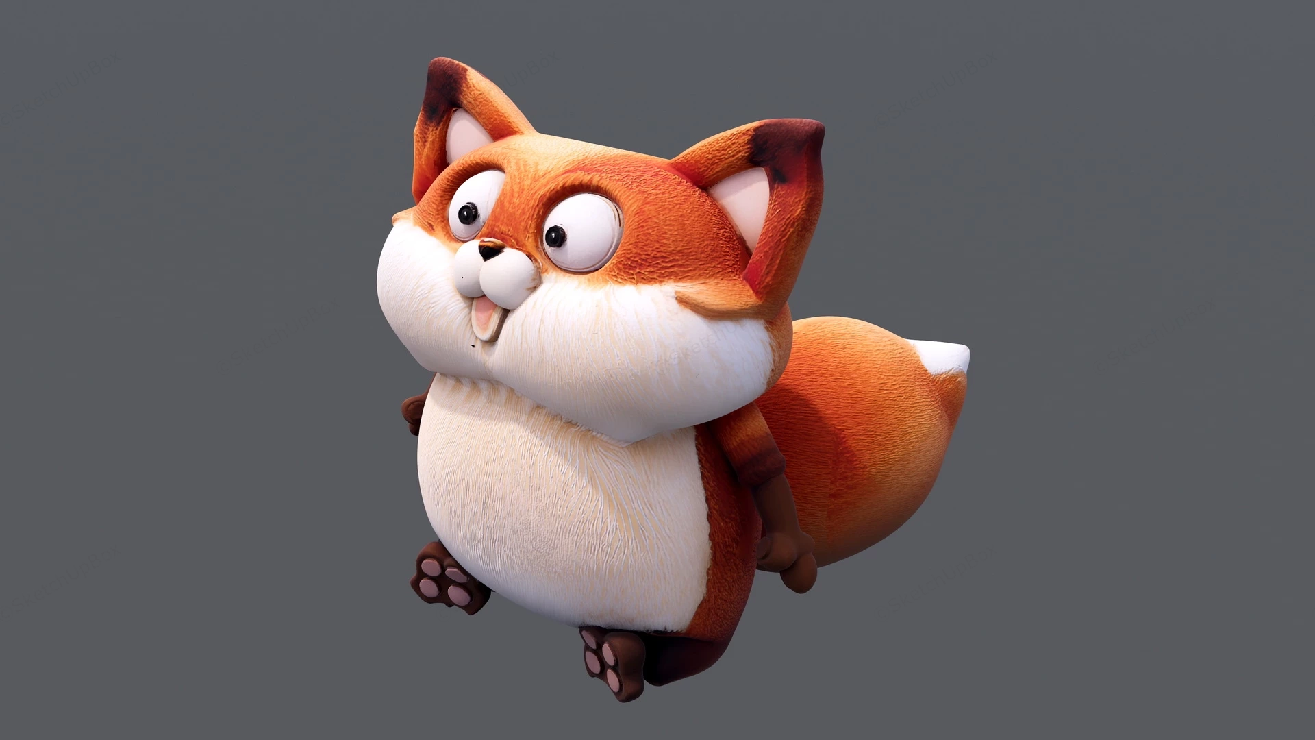 Stuffed Squirrel Toy sketchup model preview - SketchupBox