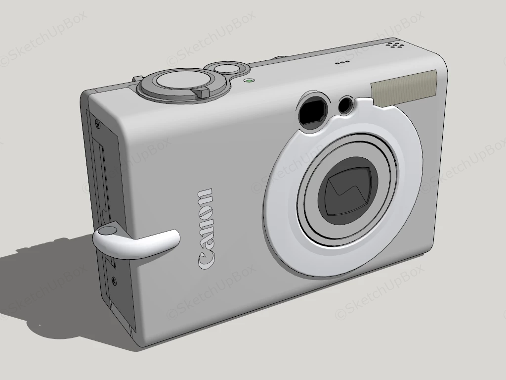 Canon Small Camera sketchup model preview - SketchupBox