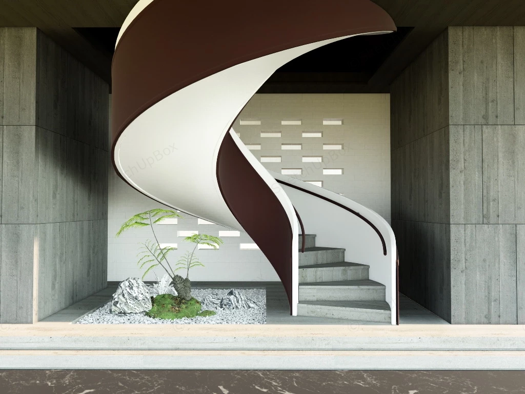 Under Stair Garden sketchup model preview - SketchupBox
