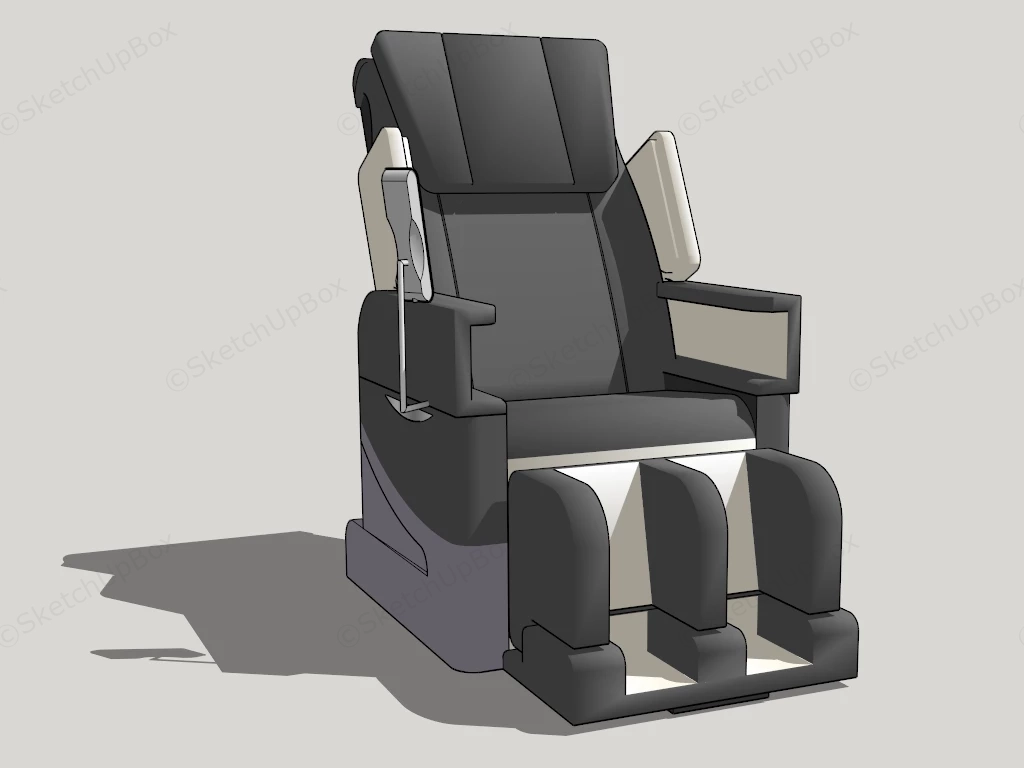 Whole Body Massage Chair sketchup model preview - SketchupBox