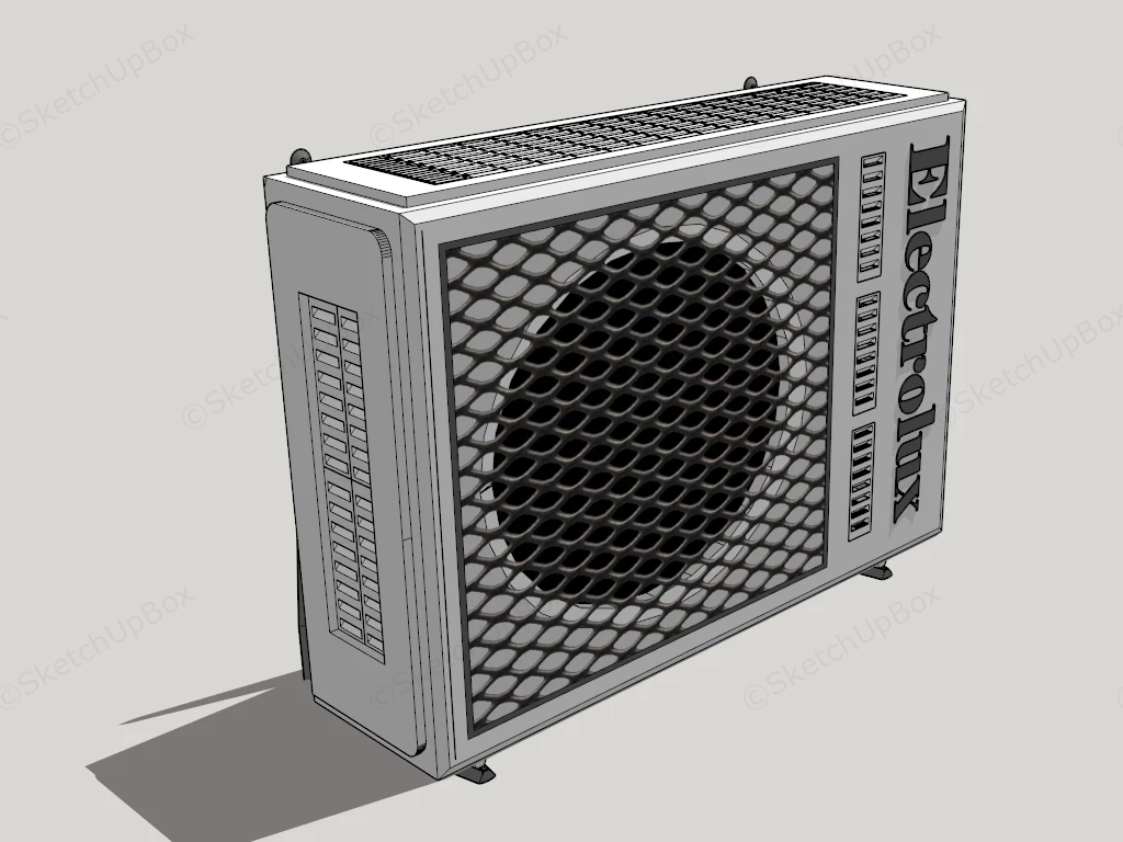 Electrolux AC Unit sketchup model preview - SketchupBox