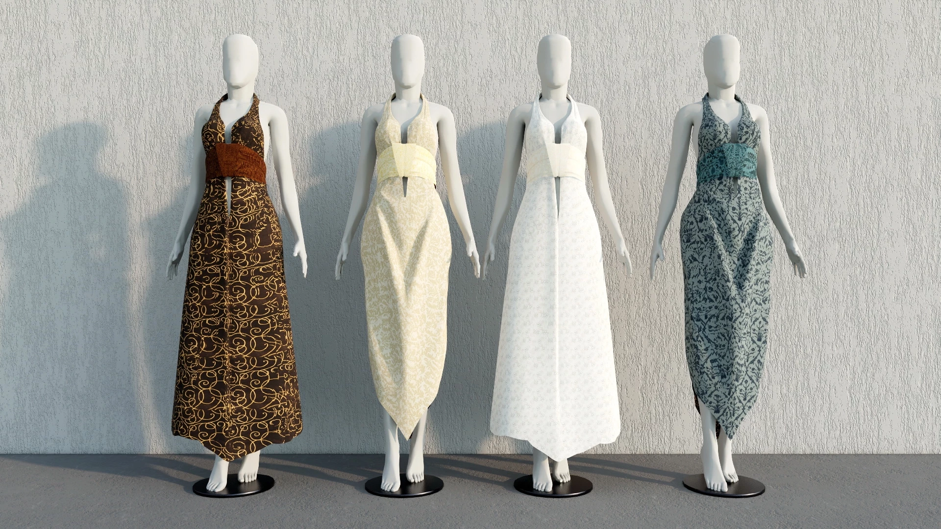 Dress Mannequins sketchup model preview - SketchupBox