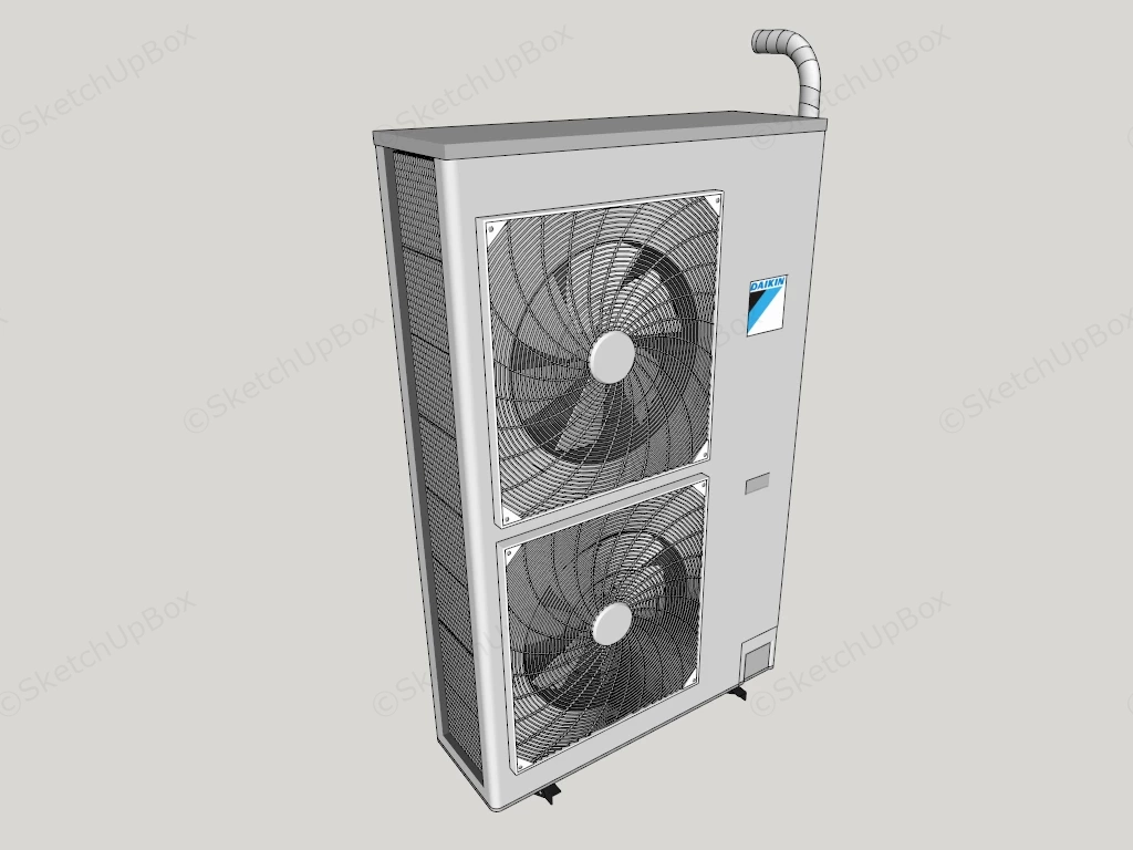 Daikin AC Outdoor Unit sketchup model preview - SketchupBox