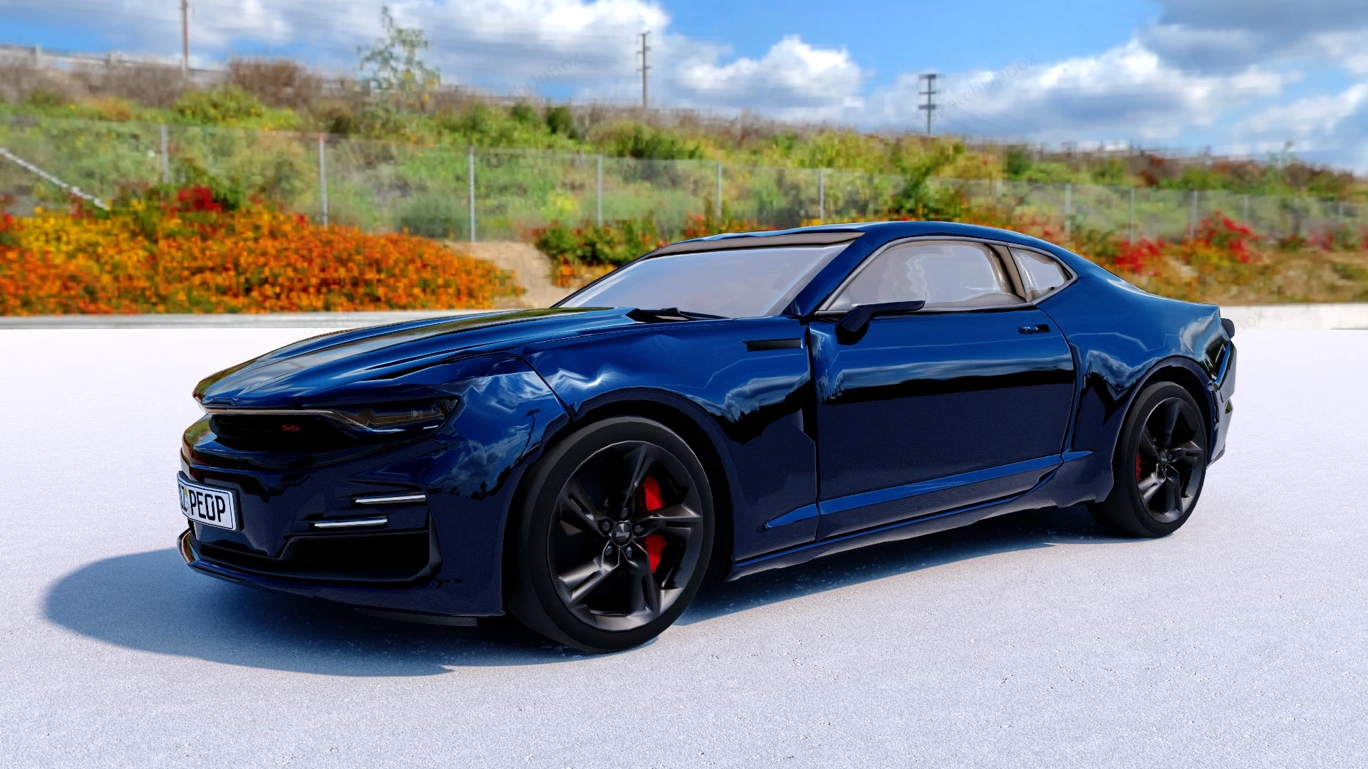 Luxury Coupe Car sketchup model preview - SketchupBox